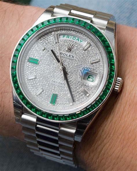 super nice green rolex|Rolex green colors.